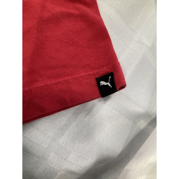 Men's Essential Graphic Logo Soft Short Sleeve Tee Size XL Red T-shirt - Picture 6 of 8